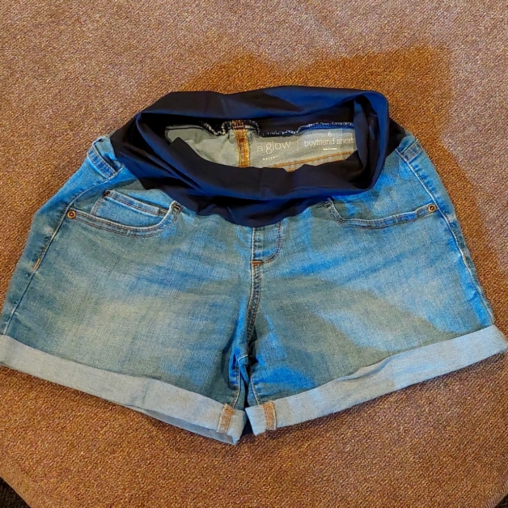 Maternity Jean Shorts